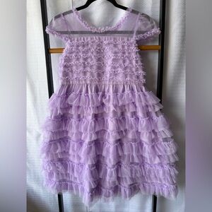 ✨Kensie Girl Lilac Ruffle Tulle Dress – Size 12/14✨